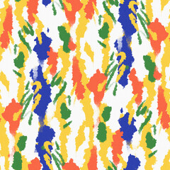 Abstract color spots. Seamless pattern with digital illustrations

