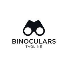 binoculars icon vector logo design. binoculars template quality logo symbol inspiration