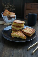 biscuits filled with processed cassava