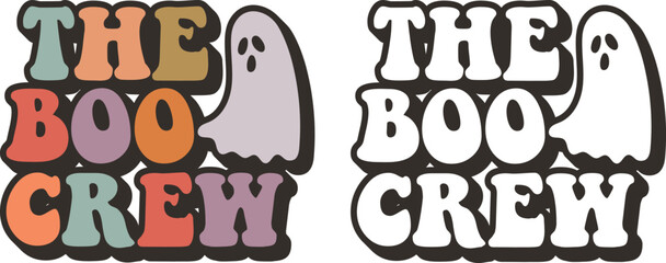 The Boo Crew, 
Halloween Matching SVG design for friends,
Halloween Matching Shirts design for friends,
BFF Halloween shirts design,