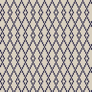 Argyle Fair Isle Seamless Pattern Design