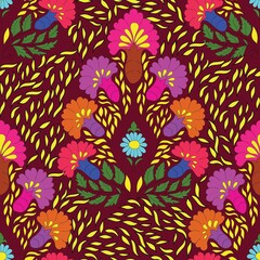 Colorful florals patterns