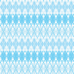 Argyle Fair Isle Seamless Pattern Design