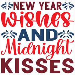 New year wishes and midnight kisses