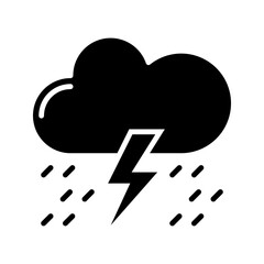 Storm icon. sign for mobile concept and web design. vector illustration