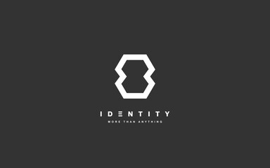 Trendy logo template with modern style.