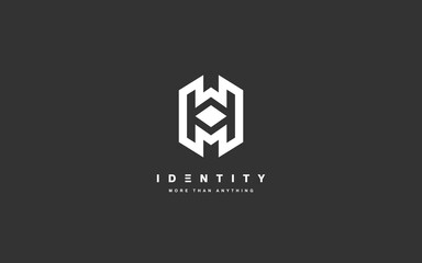 Trendy logo template with modern style.