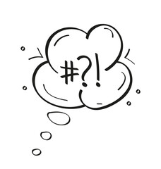 Swear, expletive words vector. Angry, rude fellings in comic, cartoon baloons. Dynamite icon vector in doodle style Bomb sign. Metaphor of negative feelings