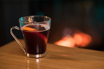 glass of cooked wine