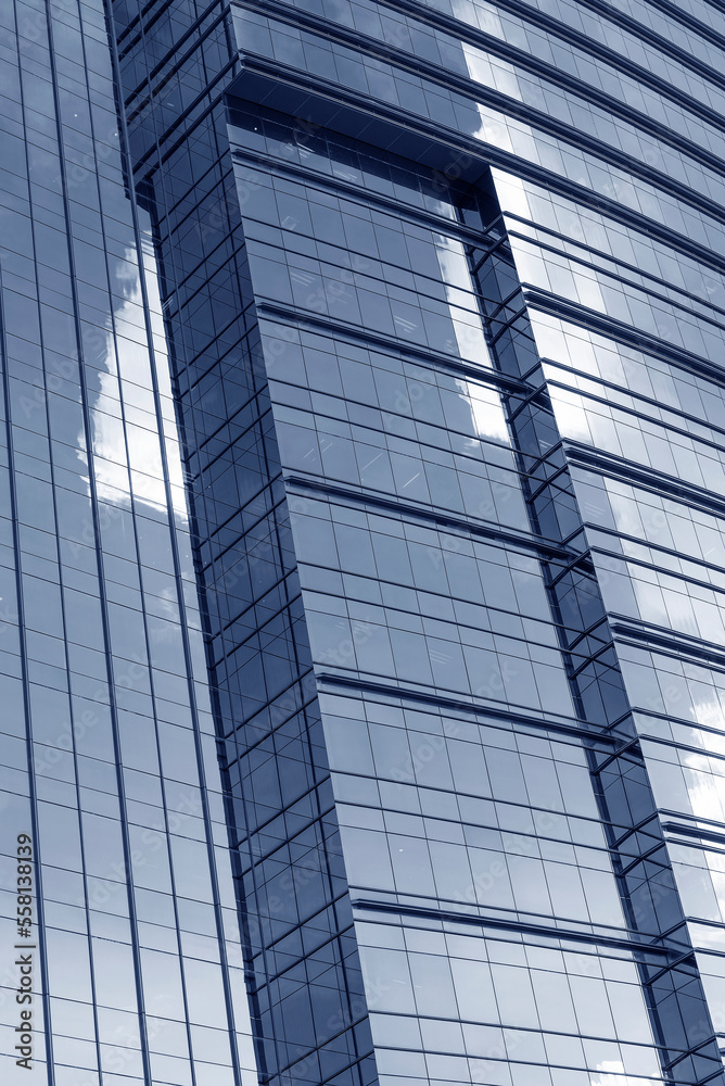 Poster exterior of modern architecture. building abstract background