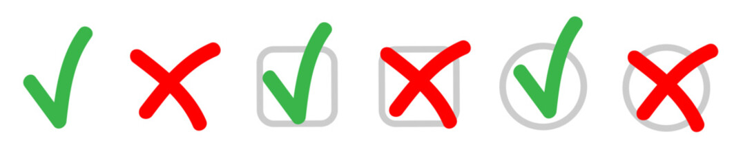 Obraz premium Checkmark icon. Vector illustration.