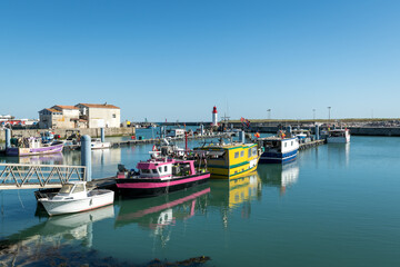 Fototapeta premium Ile d’Oléron (Charente-Maritime, France), le port de la Cotinière