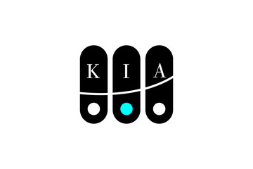 KIA LETTER and ALPHABET LOGO DESIGN