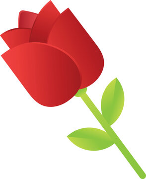 Rose valentine icon for gift