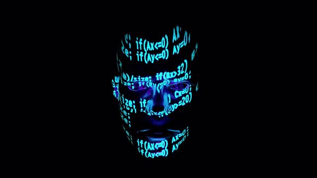 digital face projection numbers