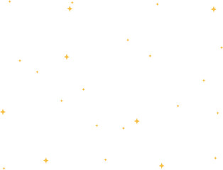 Abstract stars shape design element