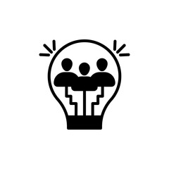 Creative Team icon in vector. Logotype