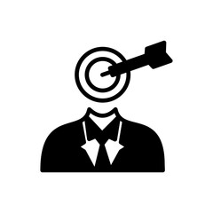 Career Goal icon in vector. Logotype