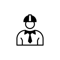 Worker Safety icon in vector. Logotype