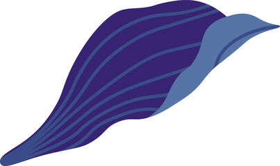 Leaf of spring flower flat icon