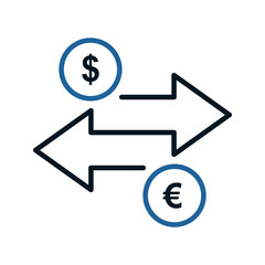Currency icon. sign for mobile concept and web design. vector illustration