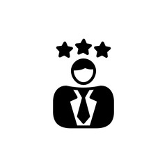 Star Employer icon in vector. Logotype