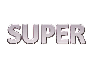 Super text effect vector illustration