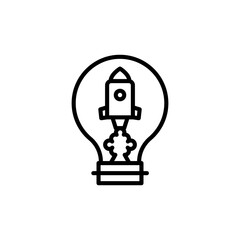 Creative Startup icon in vector. Logotype