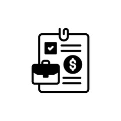 Business Instruction icon in vector. Logotype