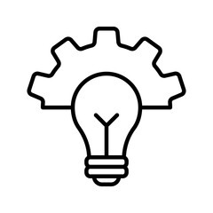 Inspiration icon. sign for mobile concept and web design. vector illustration