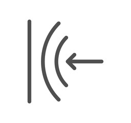 Fabric properties related icon outline and linear vector.