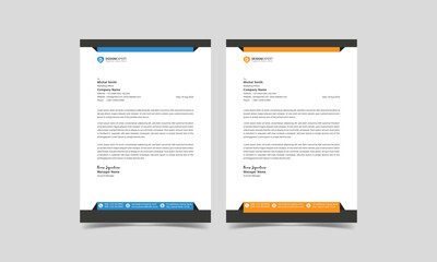 Letterhead Template Design