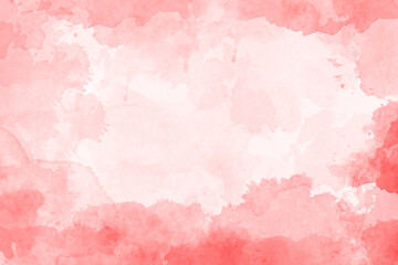Pink watercolor abstract background
