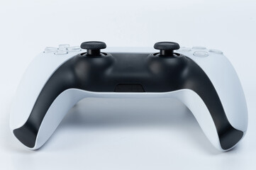 Black and white game joystick