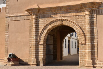 Essaouira,Morocco,Africa, the Bab Sbaa gate and Eastern entrance to the city Medina.