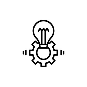 Idea Development Icon In Vector. Logotype