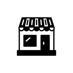Store icon in vector. Logotype