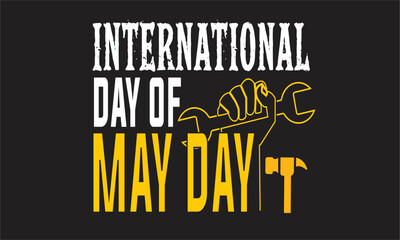 international day of may day T-Shirt design