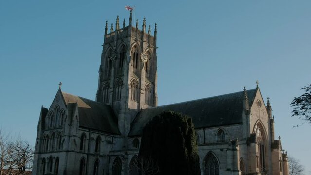Church of England. Parish church in English countryside. Christian worship. 