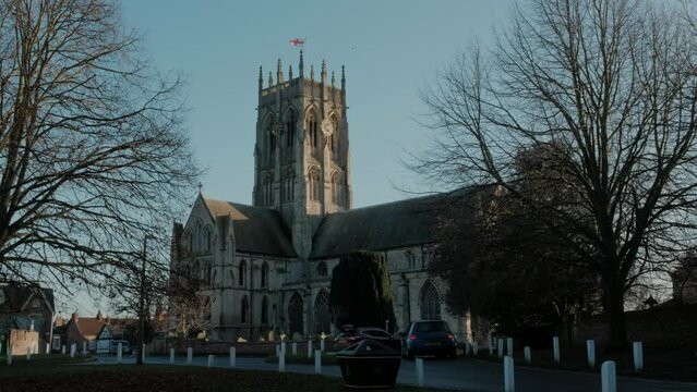Church of England. Parish church in English countryside. Christian worship. 