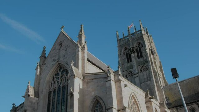 Church of England. Parish church in English countryside. Christian worship. 