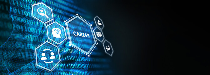 Coach motivate to career growth. Personal development, personal and career growth. Potential concepts. 3d illustration