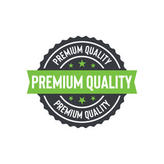 Premium Quality Seal Emblem Ribbon Vector Template