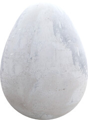 3D white textured Easter egg