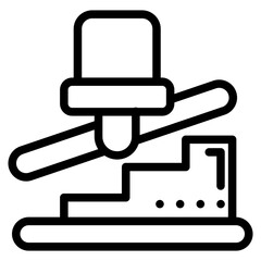 stairs with bell line 