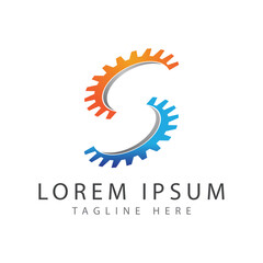 Gear Logo Template vector icon illustration design
