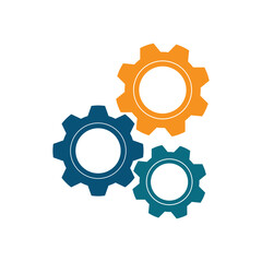 Gear Logo Template vector icon illustration design
