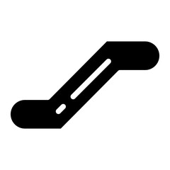 escalator stairs glyph 