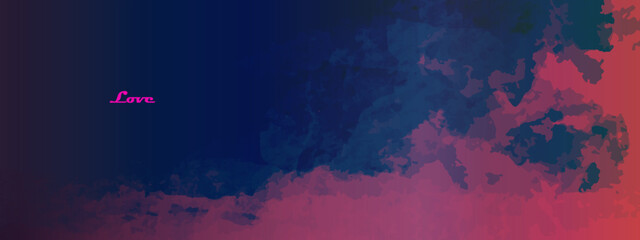 Obraz premium pink love dark abstract background with splashes new year modern unique creative gift card pattern surface pack retrio marrage day high watercor winter love wallpaper image qualities 