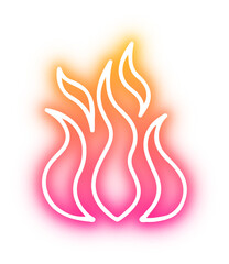 Collection of Flame neon